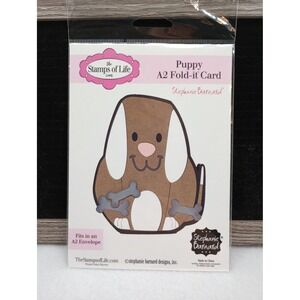 The Stamps of Life Puppy A2 Fold-it Card Die Set
